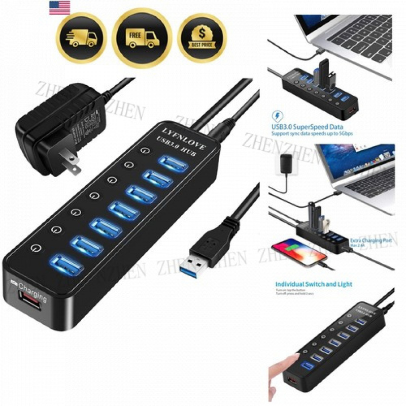 Usb Hub - Y USB Hub 3.0 Extender 7-poorts