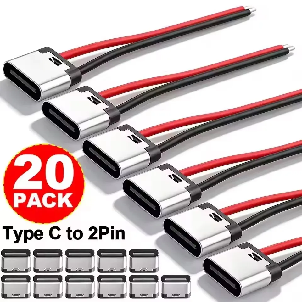 5-20PCS Type-C 2Pin Soldeerdra - Usb Hub recensie en prijs