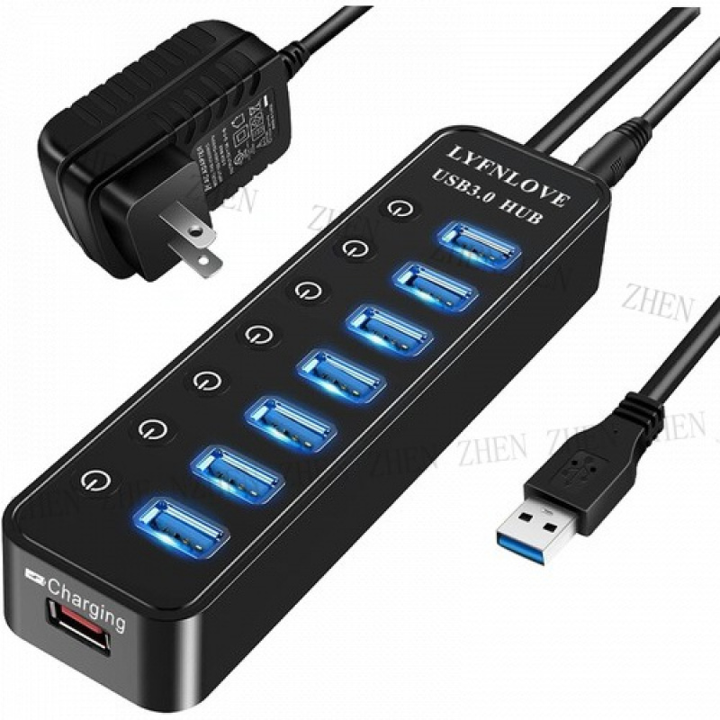Y USB Hub 3.0 Extender 7-poort - Usb Hub recensie en prijs