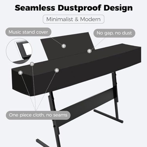 Stofhoes voor pianotoetsenbord - Keyboard Cover recensie en prijs